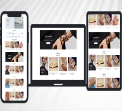 Elegant Silver and Gold Jewelry WordPress Theme - Perfect for Jewelry Stores